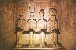 Abour Simbel - Intérieur du temple - 