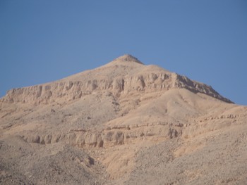 Pyramide naturelle de la Vallée des Rois